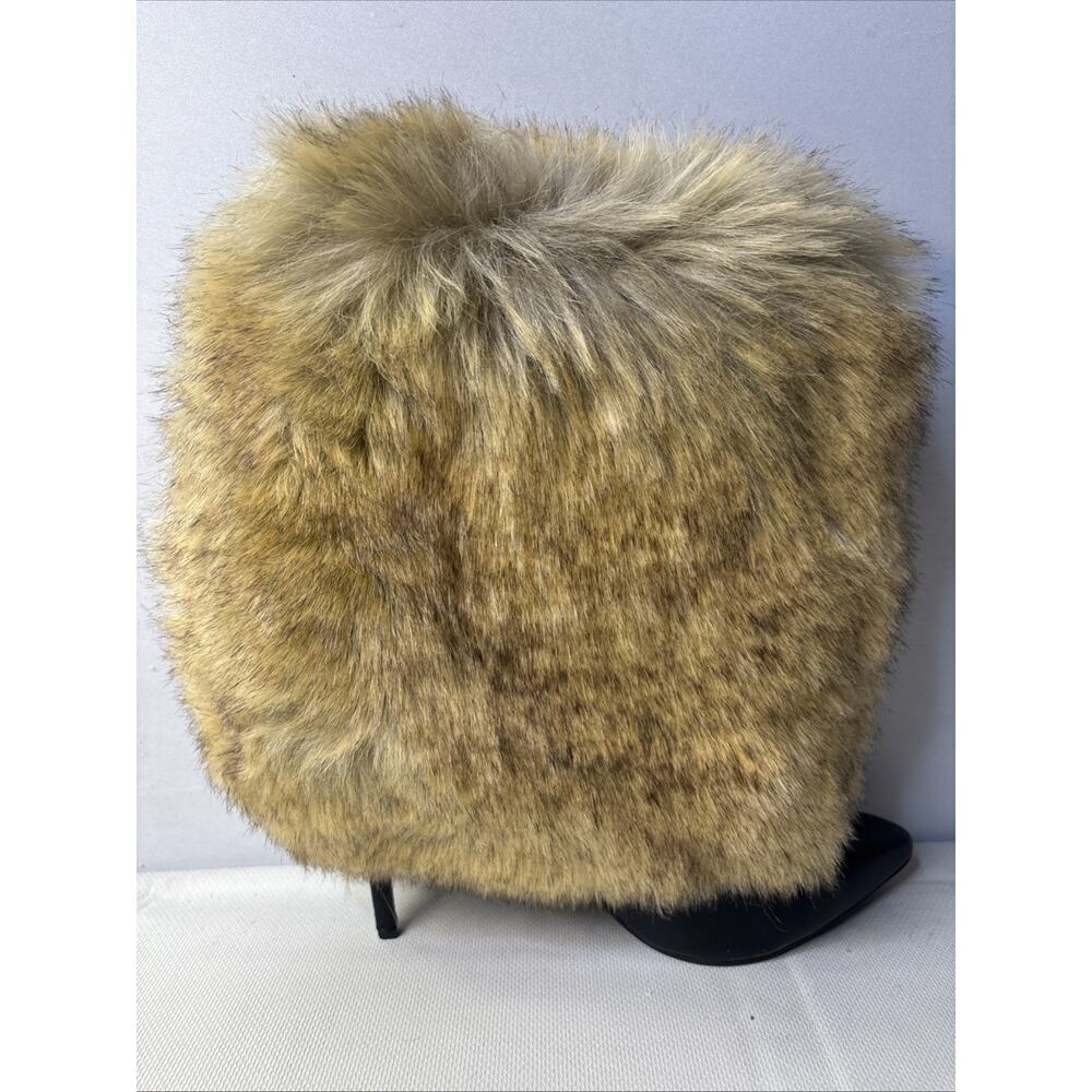 Cape Robbin CHIOE-2 Faux Fur Boots Black Pointed Toe Stiletto High Heel 10 - Picture 4 of 8
